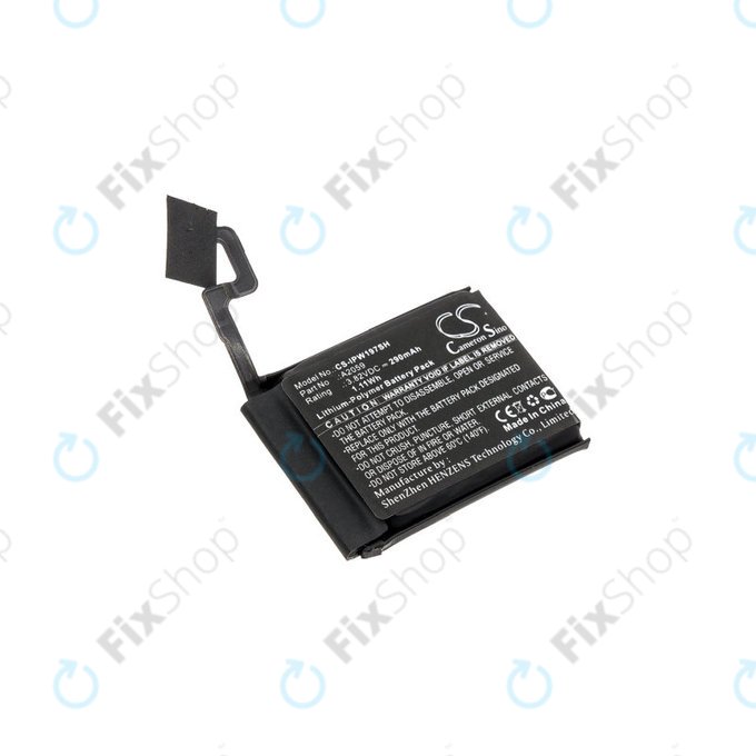 Baterie pro Apple Watch 4 44 mm, 290mAh, Li-Pol, 3.82 V, A2059, HQ