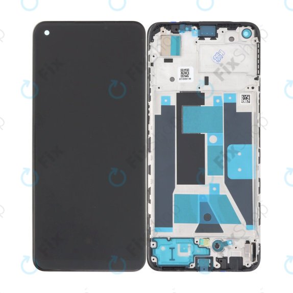 Realme 9 - LCD Displej + Dotykové Sklo + Rám (Meteor Black) OLED