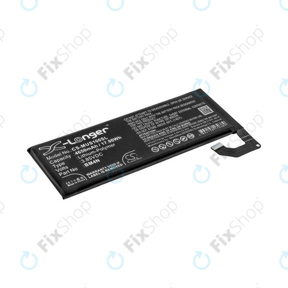 Baterie pro Xiaomi Mi 10 M2001J2G, 4650mAh, Li-Pol, 3.85 V, BM4N, HQ
