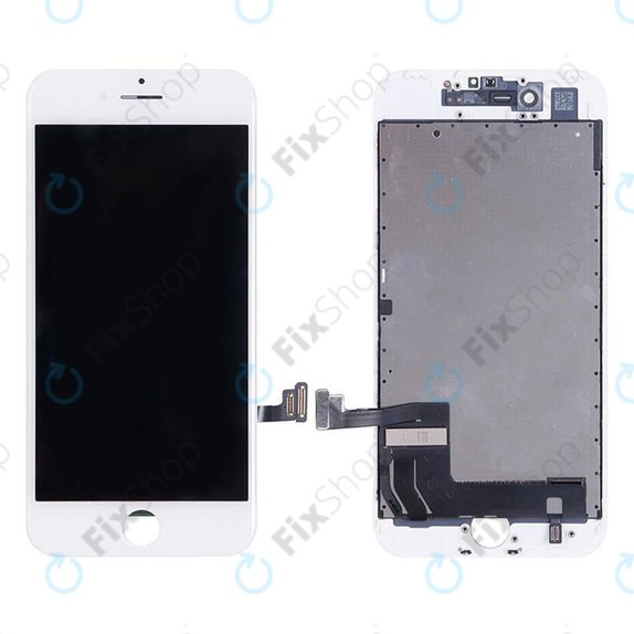 Displej pro iPhone 7, White, Dotykové sklo s rámem, Refurbished