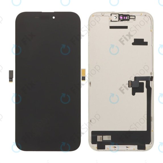 Displej Hard OLED 120Hz pro iPhone 16 Pro Max, Dotykové sklo s rámem, FixPremium