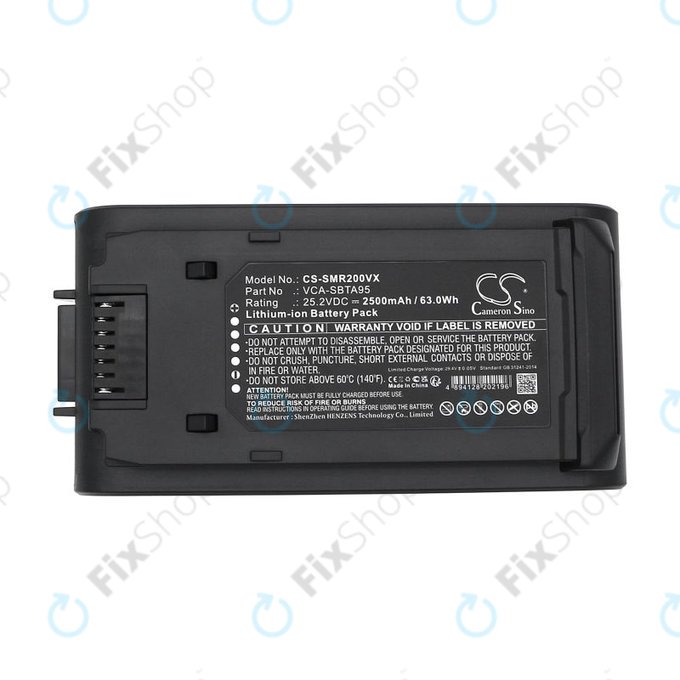 Baterie pro Samsung Bespoke Jet, Bespoke Jet Complete, 2500mAh, Li-Ion, 25.2V, VCA-SBTA95, HQ