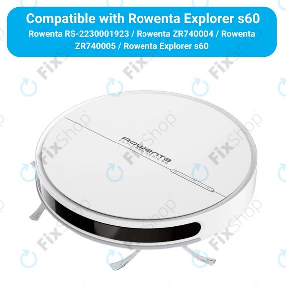 Sada náhradních dílů pro Rowenta Explorer s60 (1x Hlavní kartáč, 2x Filtr, 4x Boční kartáč)