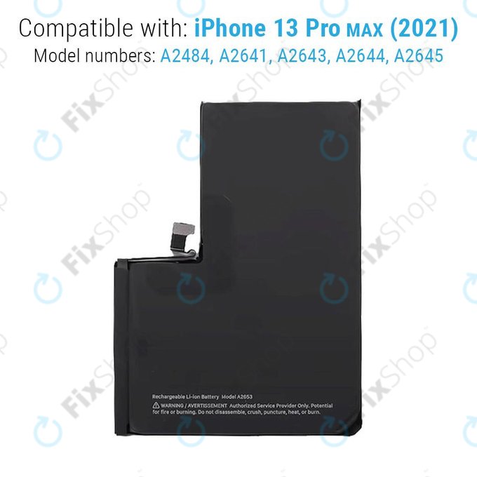 Baterie pro iPhone 13 Pro Max, 4352mAh, A2653, Service Pack