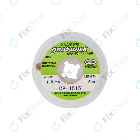 Goot CP-1515 - Lanko na Odsávání Cínu - 1.5mm