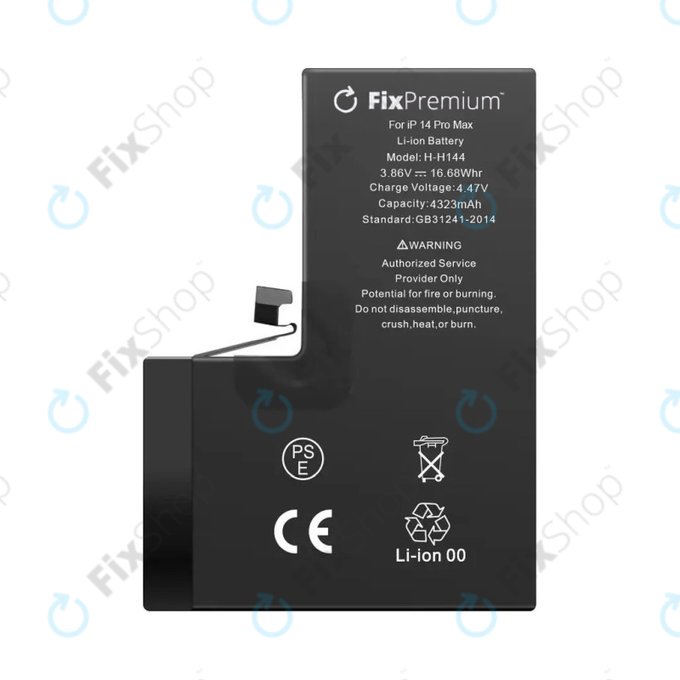Baterie pro iPhone 14 Pro Max, 4323mAh, A2830, FixPremium