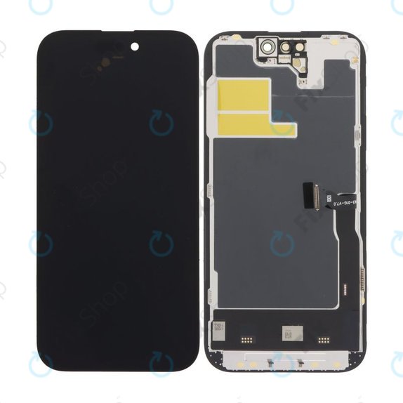 Displej Soft OLED 120Hz pro iPhone 14 Pro, Dotykové sklo s rámem, FixPremium