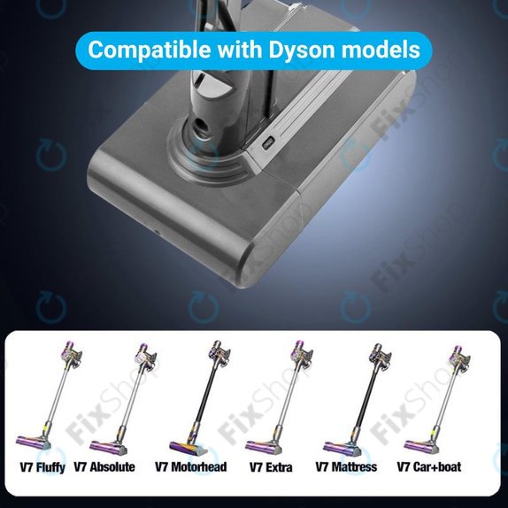 Dyson V7 - Baterie 968670-02, 968670-03 Li-Ion 21.6V 3000mAh