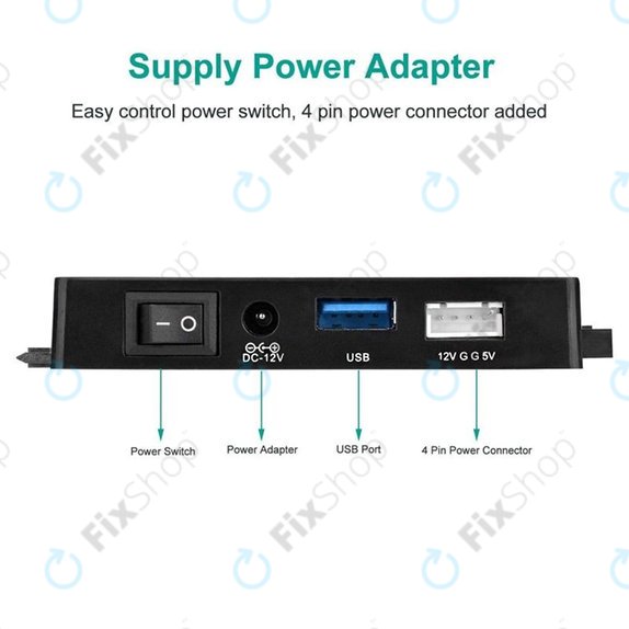 USB 3.0 na SATA / IDE adaptér pro 2.5" a 3.5" HDD/SSD a optické mechaniky