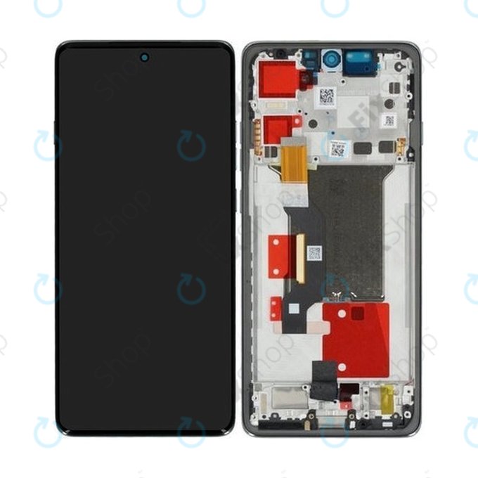 Motorola Edge 60 Pro - LCD Displej + Dotykové Sklo + Rám (Shadow) OLED