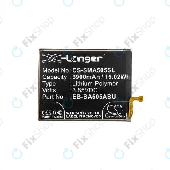 Baterie pro Samsung A20 A205F, 3900mAh, Li-Pol, 3.85 V, EB-BA505ABN, HQ
