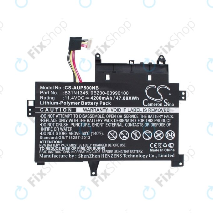 Baterie pro Asus Transformer, 4200mAh, Li-Pol, 11.4V, B31N1345, HQ
