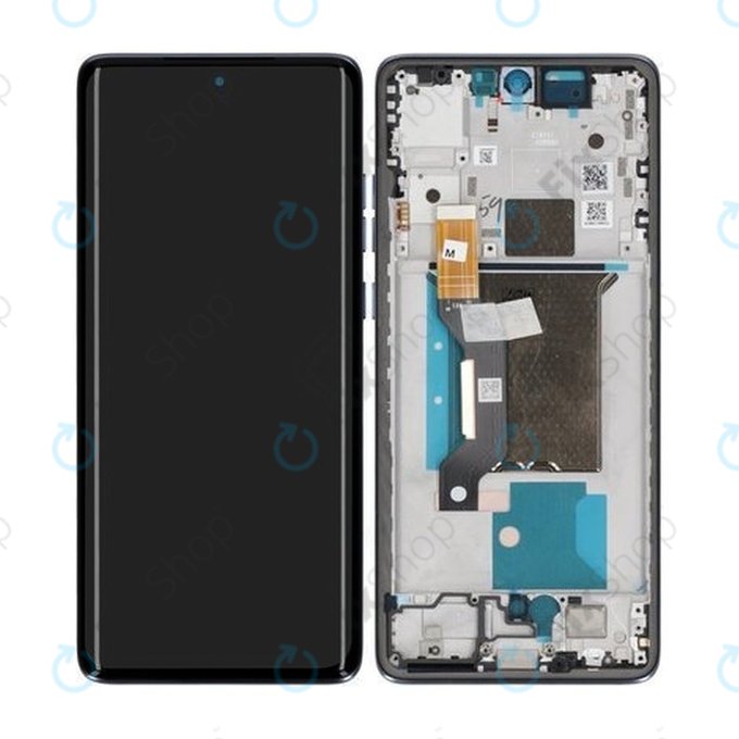 Motorola Edge 60 Fusion - LCD Displej + Dotykové Sklo + Rám (Slipstream) - 5D68C29878 Genuine Service Pack
