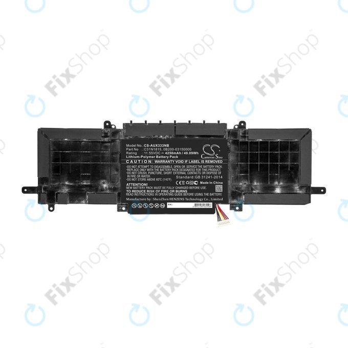 Baterie pro Asus Zenbook UX333FN, Zenbook UX333FA, 4250mAh, Li-Pol, 11.55V, C31N1815, HQ