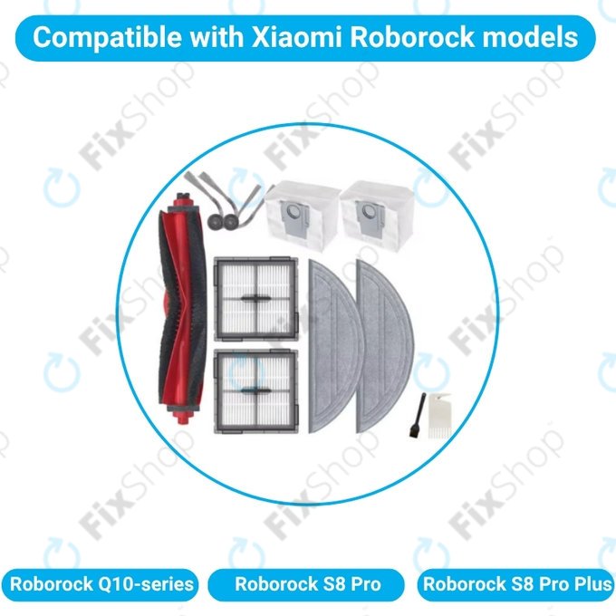 Xiaomi Roborock Q10-series, S8 Pro, S8 Pro Plus - Kompletní set