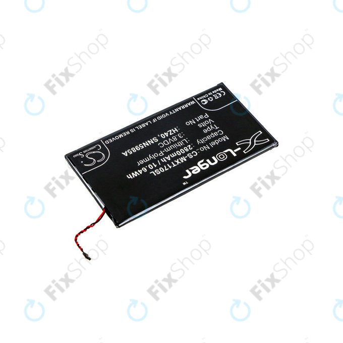 Baterie pro Motorola Moto Z2 Play XT1710-09, 2800mAh, Li-Pol, 3.8 V, HZ40, HQ