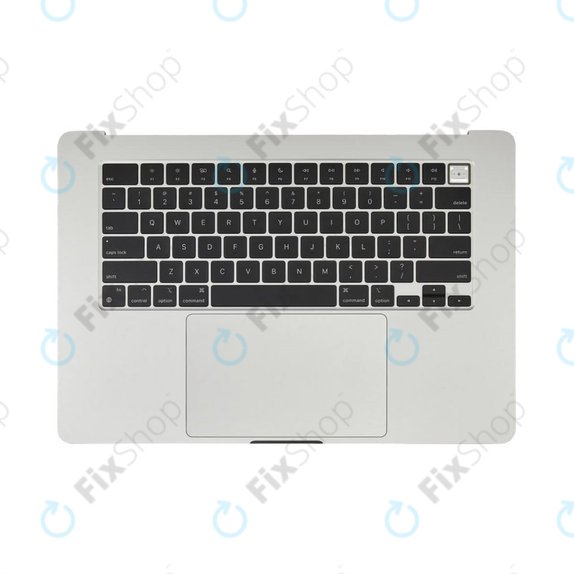 Horní rám klávesnice pro MacBook Air 15", A3114 (2024), s klávesnicí US a baterií, Silver, 661-40267, Genuine Apple