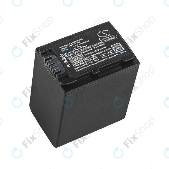 Baterie pro Sony FDR-AX, HDR-CX, HDR-CX HDR-PJ, NEX-VG30, 2700mAh, Li-Ion, 7.3V, NP-FV100A, HQ
