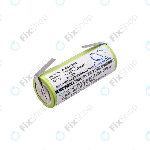 Baterie pro Oral-B Triumph 4000, 2000mAh, Ni-MH, 1.2V, 3761, HQ