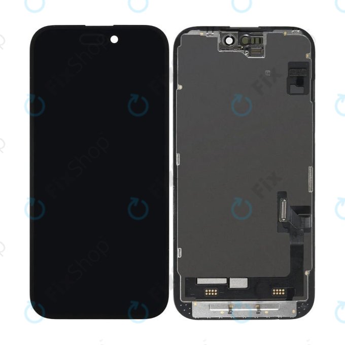 Displej In-Cell HD+ pro iPhone 15, Dotykové sklo s rámem