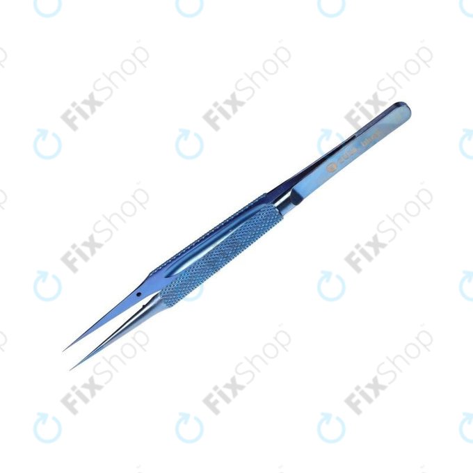 2UUL BlueT Straight Head - Titanová Pinzeta s Rovnou Hlavou (Hrot 0.1mm)