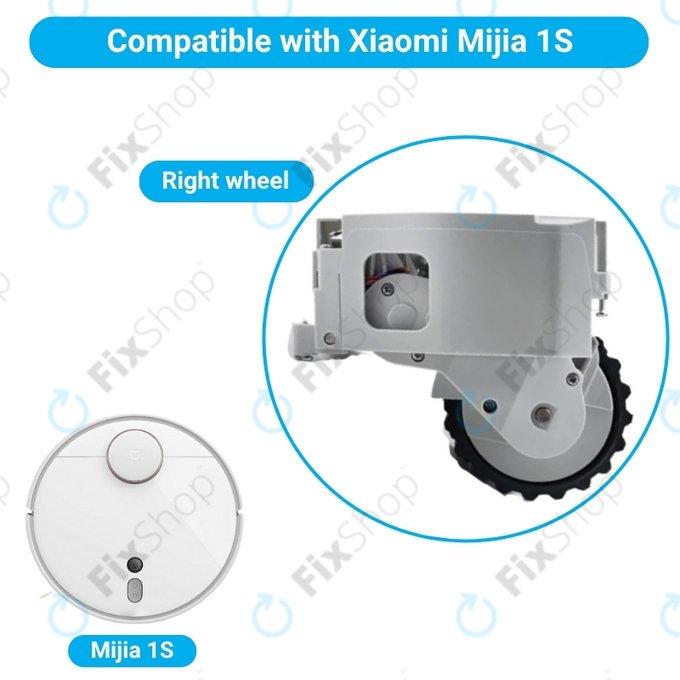 Xiaomi Mijia 1S - Kolo s Motorem (Pravé) (Bílé)