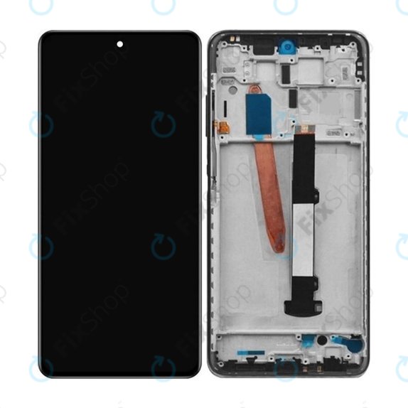 Xiaomi Poco X3 NFC - LCD Displej + Dotykové Sklo + Rám (Shadow Grey) TFT