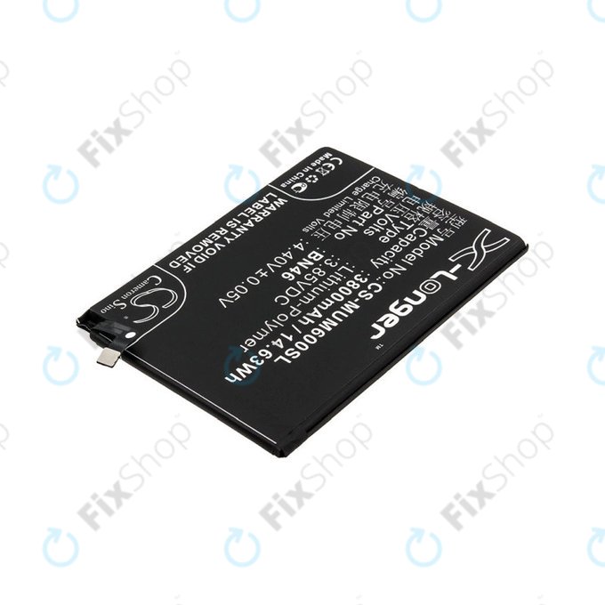 Baterie pro Xiaomi Redmi Note 8T, 3800mAh, Li-Pol, 3.85 V, BN46, HQ