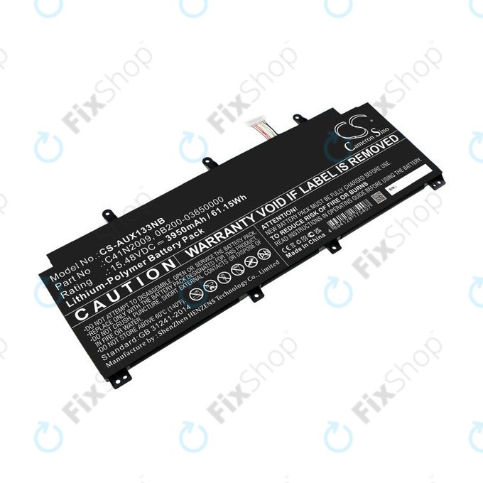 Baterie pro Asus ROG Flow X13 GV301QE-K6008, 3950mAh, Li-Pol, 15.48V, C41N2009, HQ