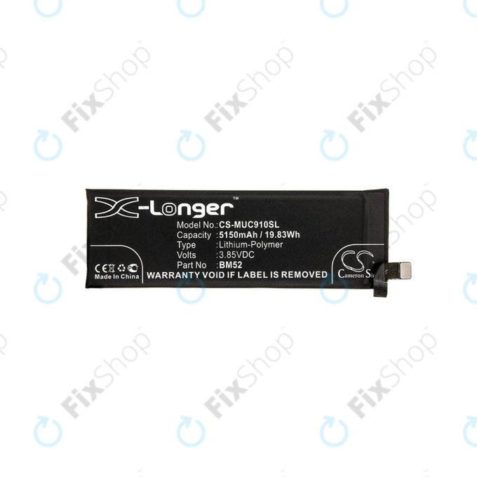 Baterie pro Xiaomi Mi Note 10 M190F4AG, 5150mAh, Li-Pol, 3.85 V, BM52, HQ