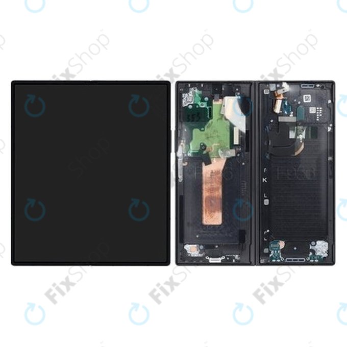 Samsung Galaxy Z Fold 6 F956B - LCD Displej + Dotykové Sklo + Rám (Black) OLED