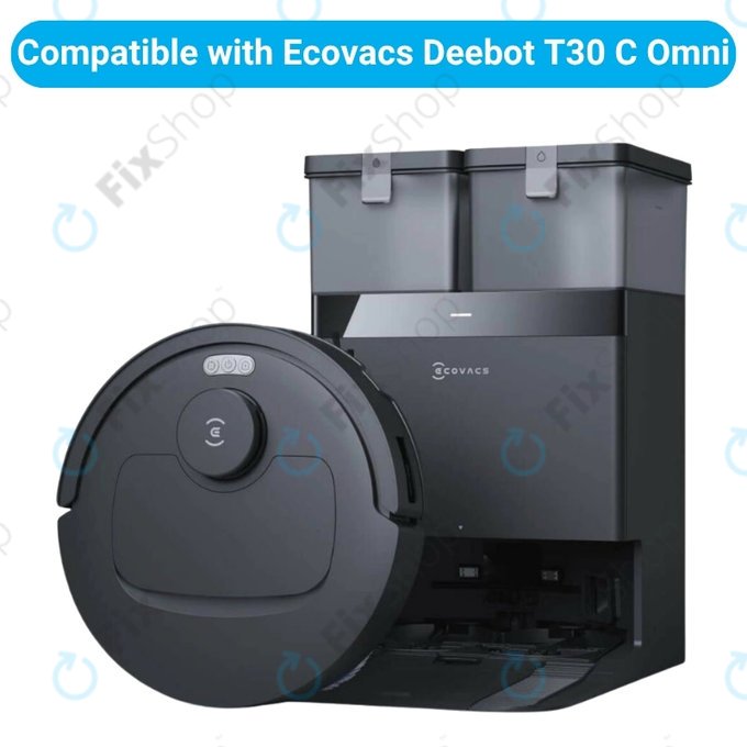 Sada náhradních dílů pro Ecovacs Deebot T30C Omni (1x Hlavní kartáč, 2x Filtr, 2x Boční kartáč)
