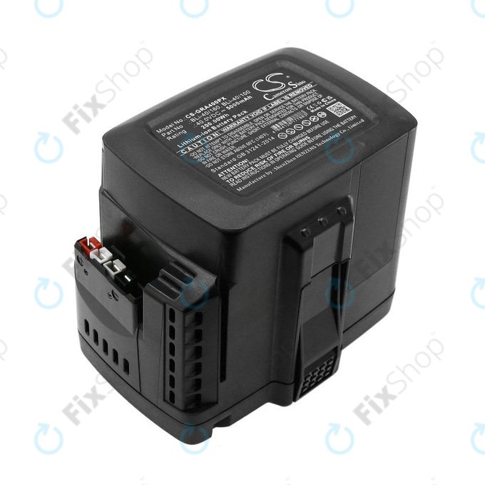 Baterie pro Gardena Powercut Li40/30, Powermax Li-40/41, 5000mAh, Li-Ion, 40V, BLi-40/160, BLi-40/100, HQ
