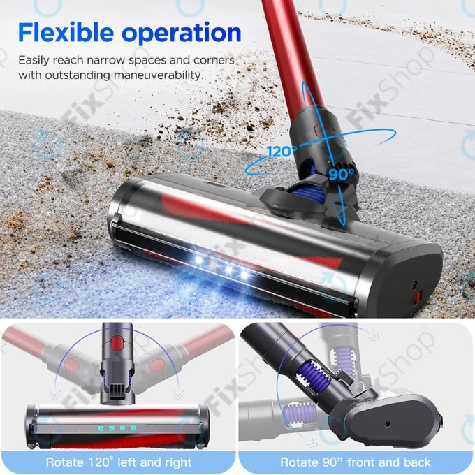 Dyson V-series, Outsize - Podlahová Hubice s LED Osvětlením