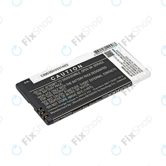 Baterie pro Nokia Lumia 730, 2200mAh, Li-Ion, 3.8V, BL-T5A, HQ