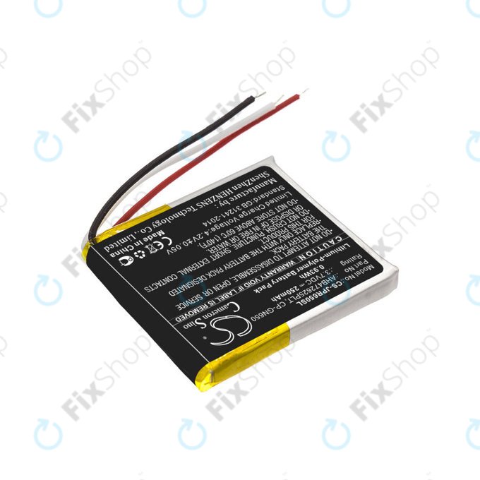 Baterie pro Jabra Evolve 65, 80, 250mAh, Li-Pol, 3.7V, AHB472625PLT, HQ