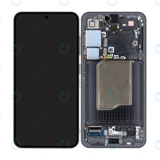 Samsung Galaxy S25 - LCD Displej + Dotykové Sklo + Rám (Blueblack) OLED