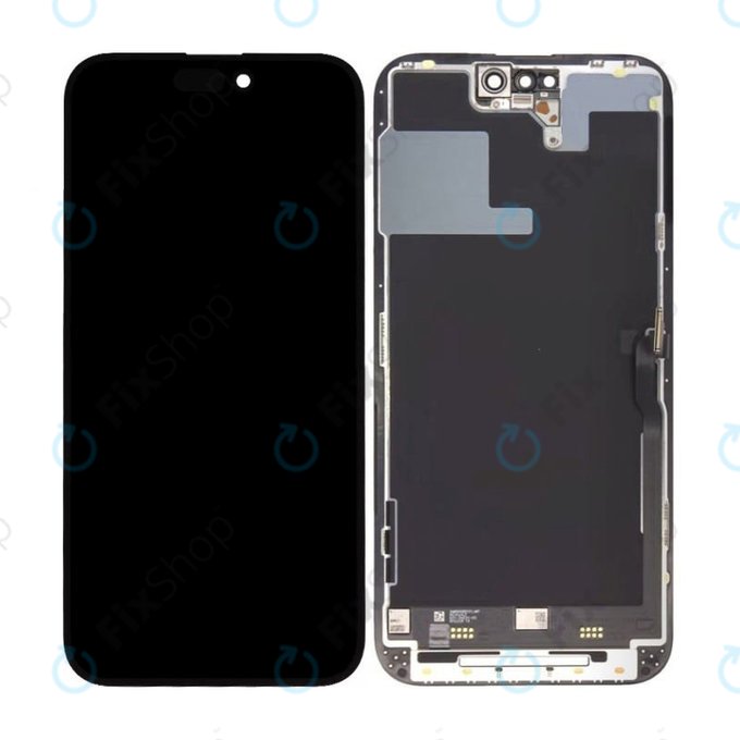 Displej Hard OLED pro iPhone 14 Pro Max, Dotykové sklo s rámem, FixPremium