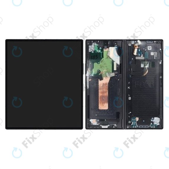 Samsung Galaxy Z Fold 6 F956B - LCD Displej + Dotykové Sklo + Rám (Black) OLED
