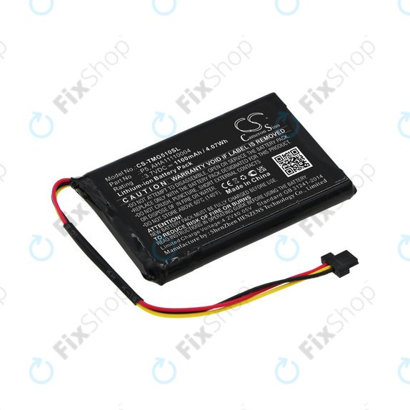 Baterie pro TomTom Go 510, 1100mAh, Li-Ion, 3.7V, AHA11110004, HQ
