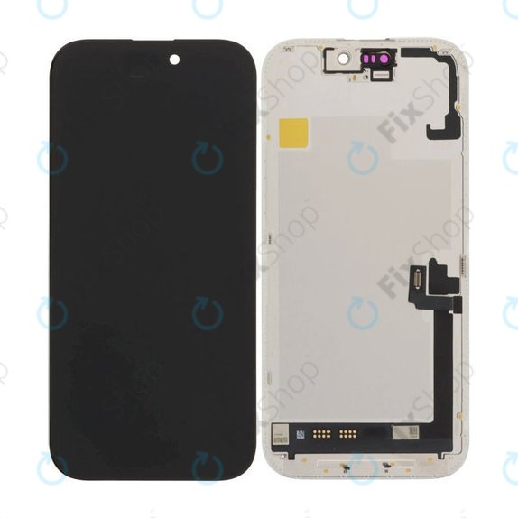 Displej Soft OLED 120Hz pro iPhone 17, Dotykové sklo s rámem, FixPremium PRO