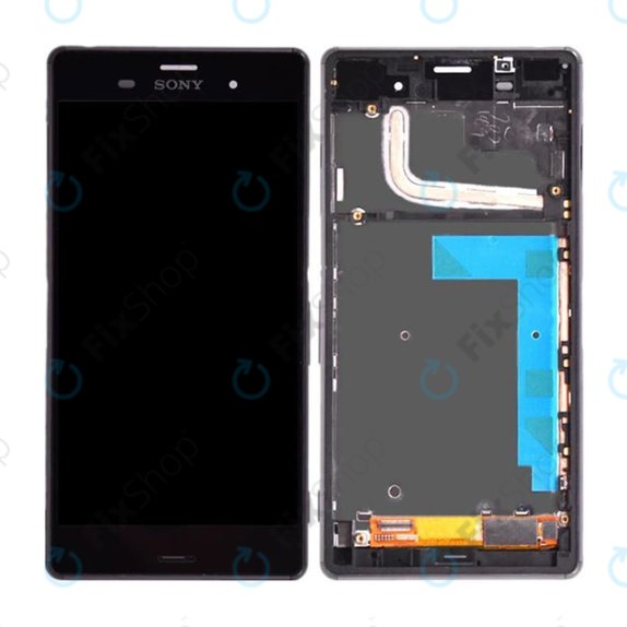 Sony Xperia Z5 E6653 - LCD Displej + Dotykové Sklo + Rám (Black) TFT