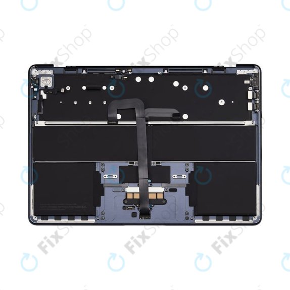 Horní rám klávesnice pro MacBook Air 13", A3113 (2024), s klávesnicí US a baterií, Midnight, 661-40230, Genuine Apple