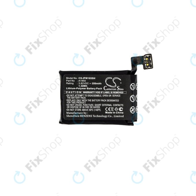 Baterie pro Apple Watch 3 42 mm, 350mAh, GPS + Cellular Version, Li-Pol, 3.82 V, A1850, HQ