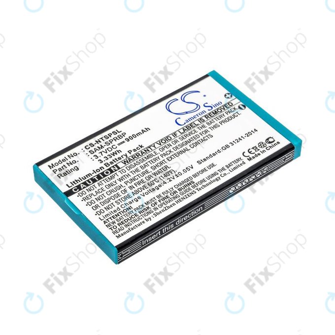 Baterie pro Nintendo Advance SP, AGS, 900mAh, Li-Ion, 3.7V, SAM-SPRBP, HQ