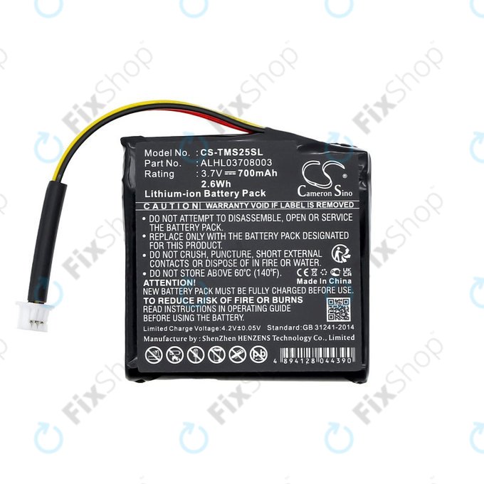 Baterie pro TomTom Star 20, 700mAh, Li-Ion, 3.7V, ALHL03708003, HQ