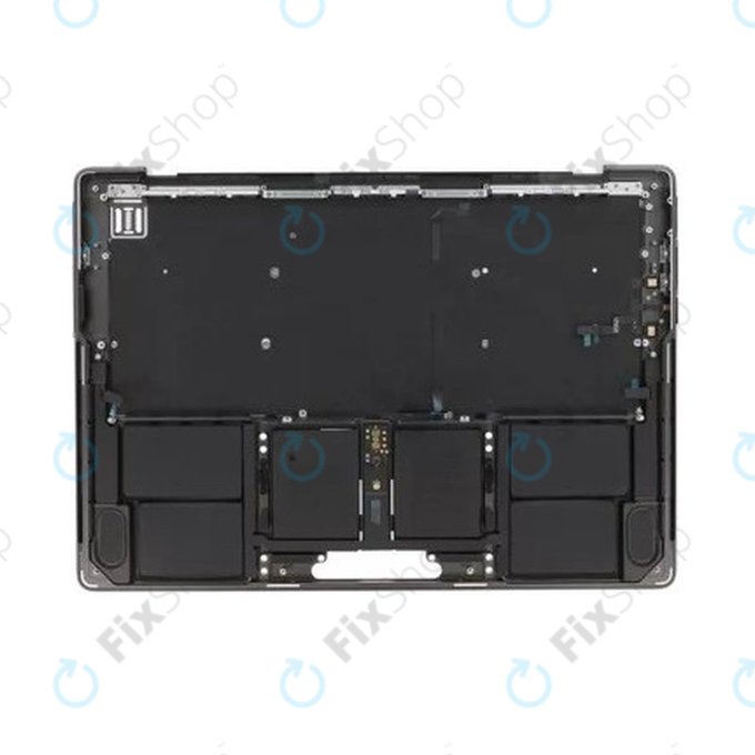 Horní rám klávesnice pro MacBook Pro 14", A3185 (2024), s klávesnicí US a baterií, Space Black, 661-50210, Genuine Apple