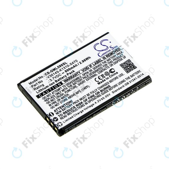 Baterie pro Saiet Lumina, Ready, Single, Brondi Amico Favoloso, Gigaset GI390, 590, 800mAh, Li-Ion, 3.7V, V30145-K1310-X470, HQ