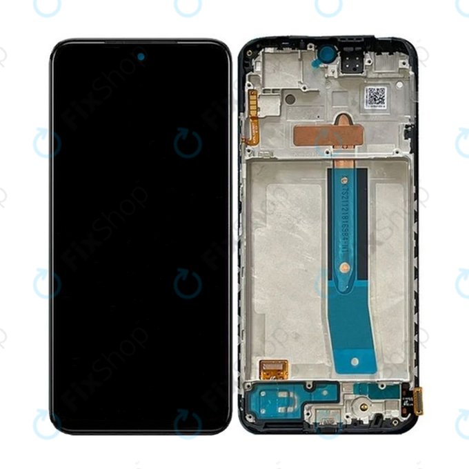 Xiaomi Redmi Note 12S - LCD Displej + Dotykové Sklo + Rám (Onyx Black) OLED
