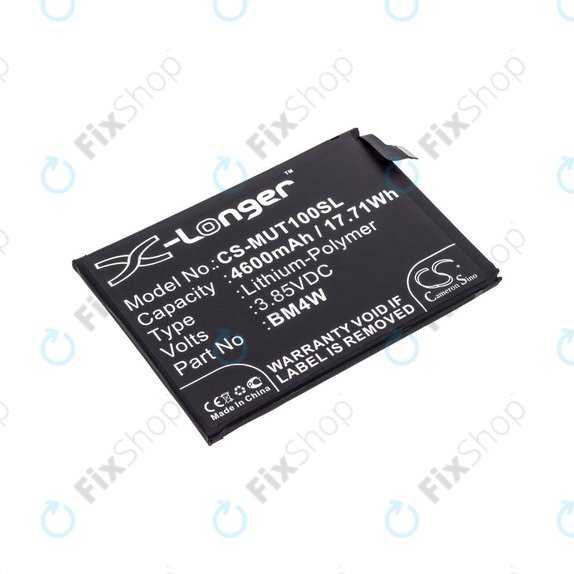 Baterie pro Xiaomi Mi 10T Lite 5G, 4600mAh, Li-Pol, 3.85 V, BM4W, HQ